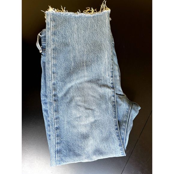 Levis Women Middy Straight Jeans, Washed Black, Size W26, red tab, zip fly - Picture 8 of 14